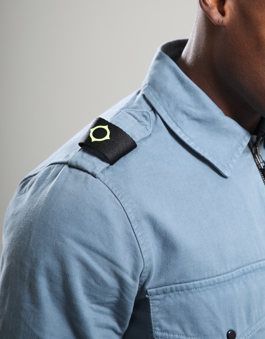 MA.Strum Isotope Overshirt Aegean Blue