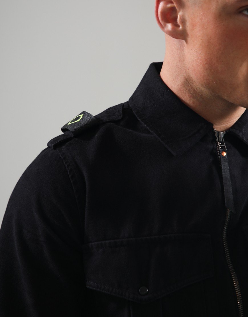 MA.Strum Isotope Overshirt Jet Black