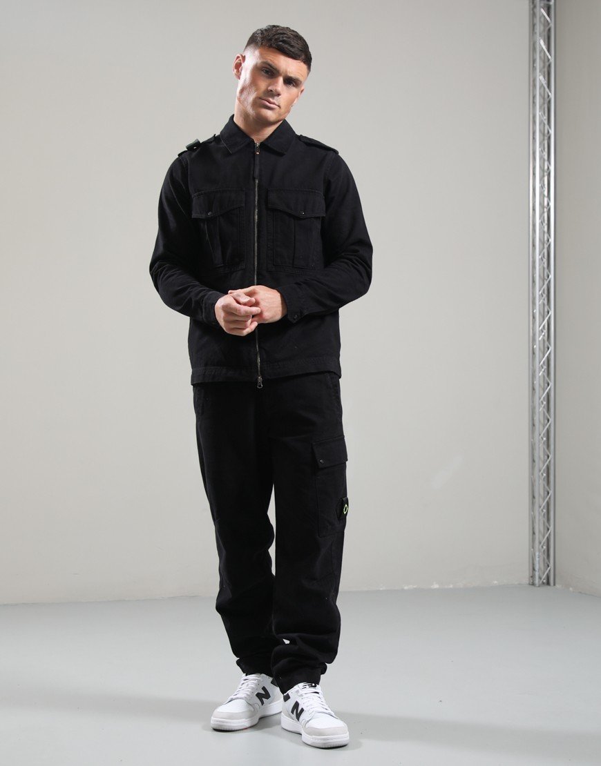 MA.Strum Isotope Overshirt Jet Black