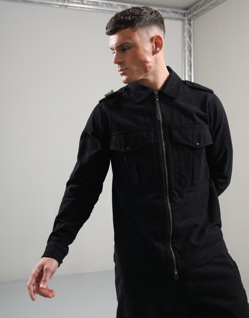 MA.Strum Isotope Overshirt Jet Black
