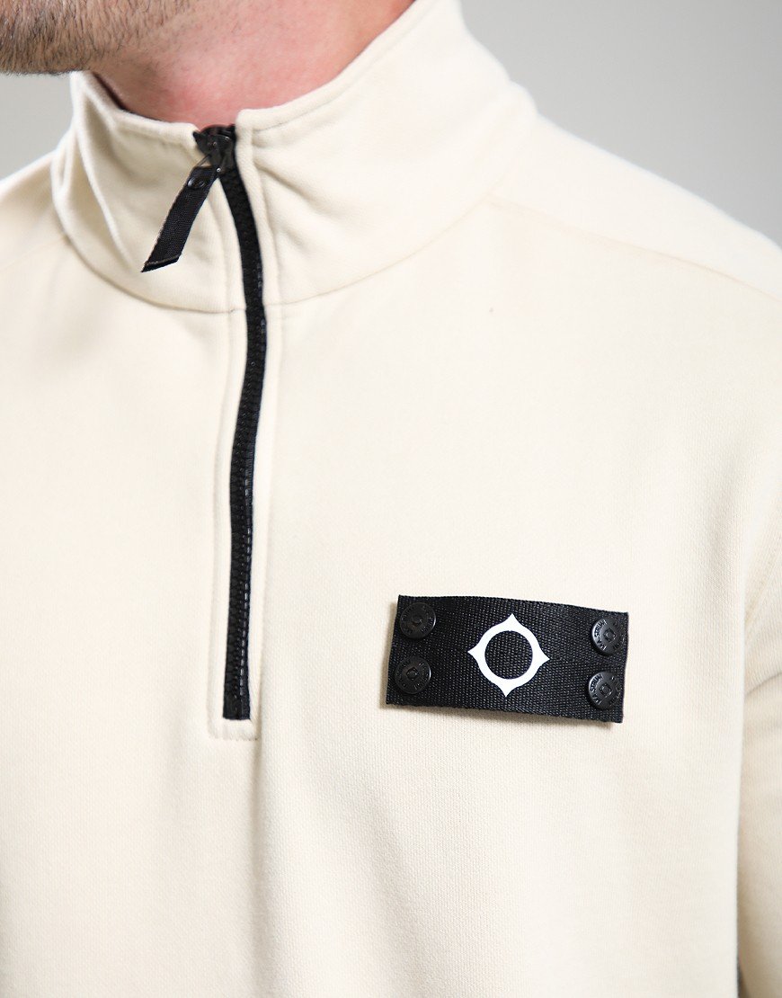 MA.Strum Neo Quarter Zip Sweat Burnt Cream