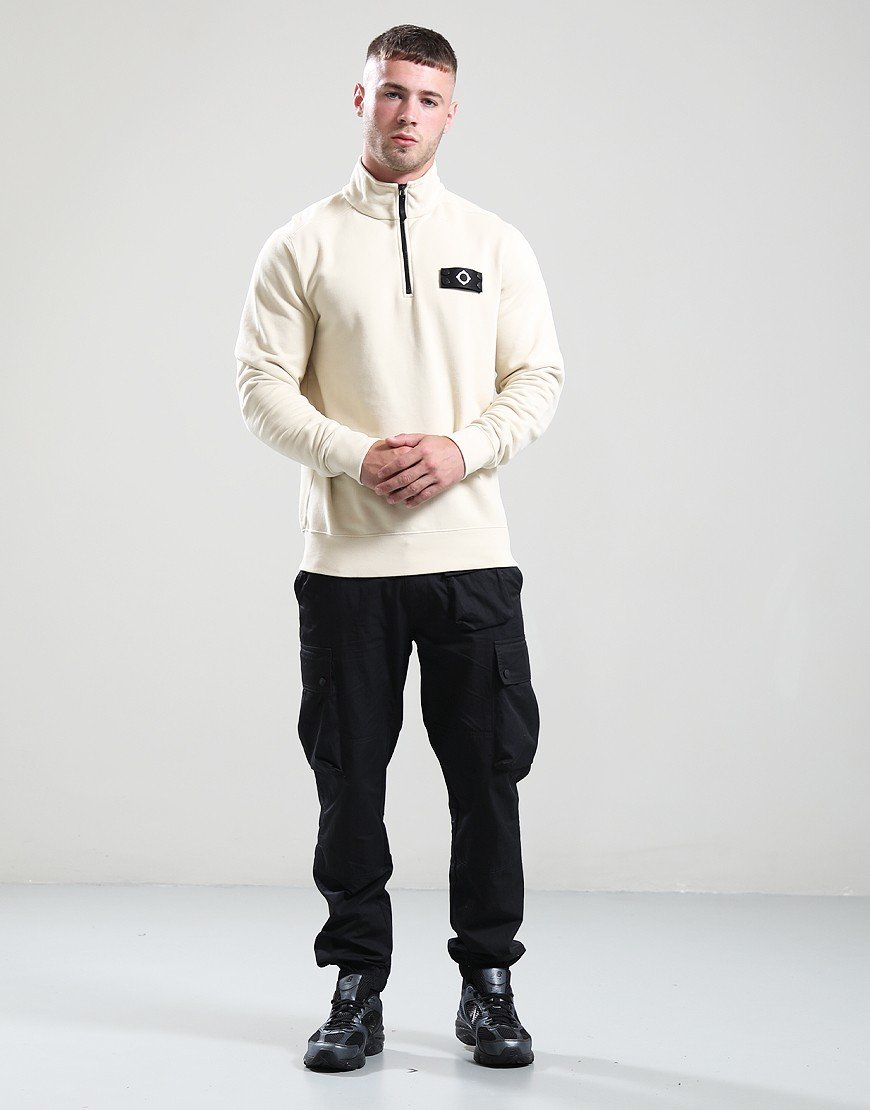 MA.Strum Neo Quarter Zip Sweat Burnt Cream
