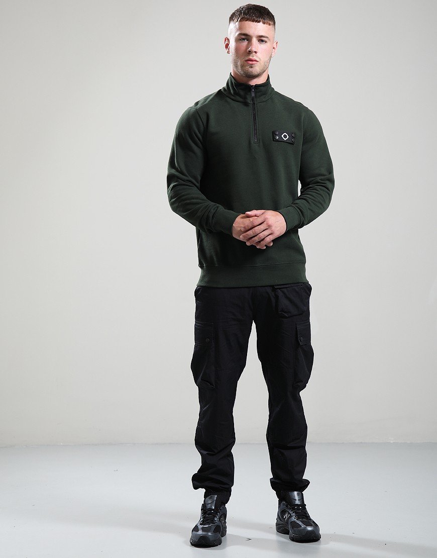MA.Strum Neo Quarter Zip Sweat Oil Slick