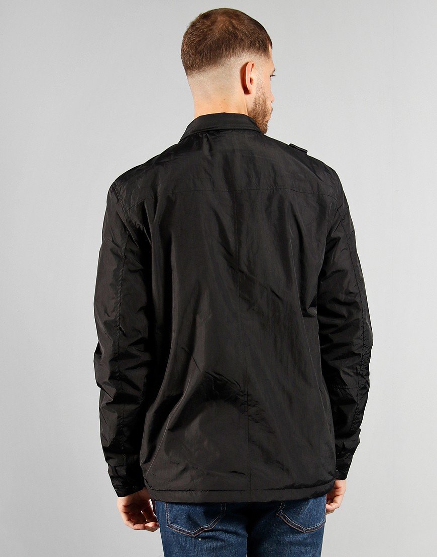 Ma Strum Nt Overshirt Jet Black Terraces Menswear