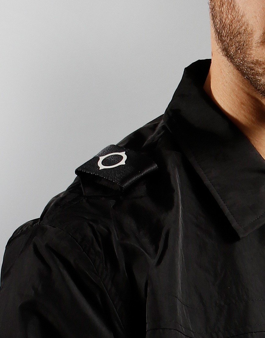 Ma Strum Nt Overshirt Jet Black Terraces Menswear