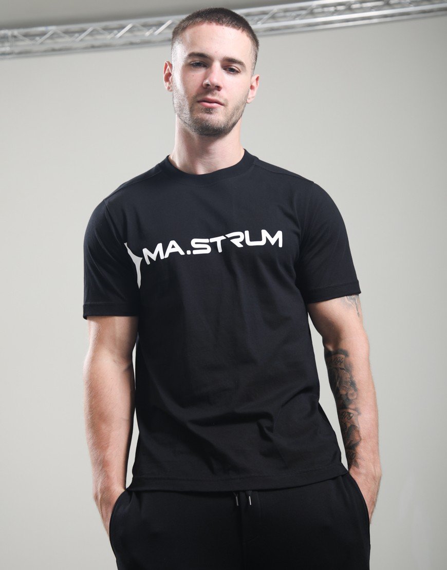 MA.Strum Scunner Logo T-Shirt Black/White