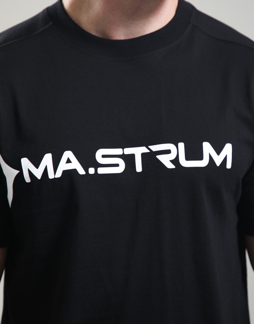 MA.Strum Scunner Logo T-Shirt Black/White