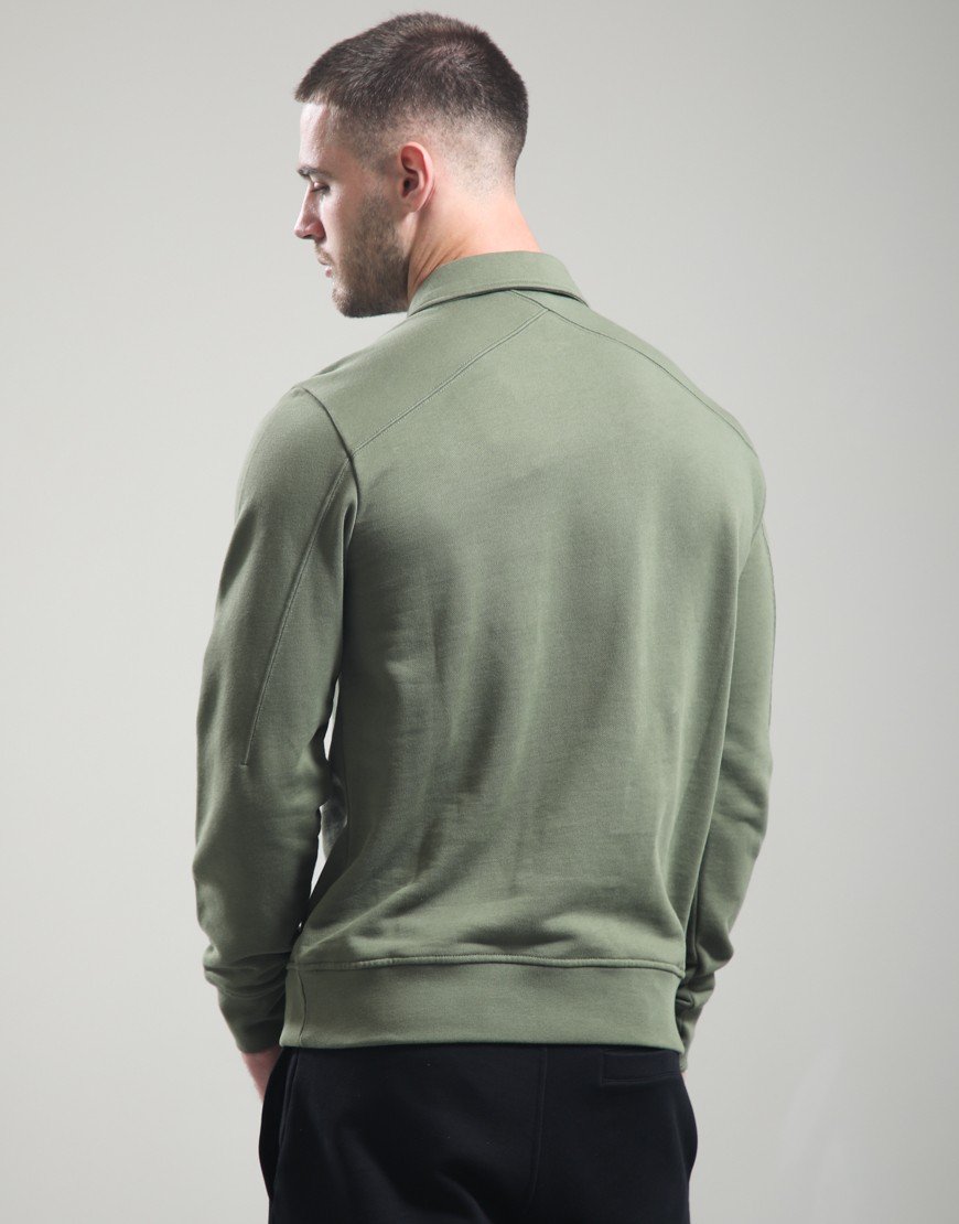 MA.Strum Spread Collar Sweat Bronze Green