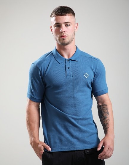 MA.Strum Pique Polo Shirt Midnight