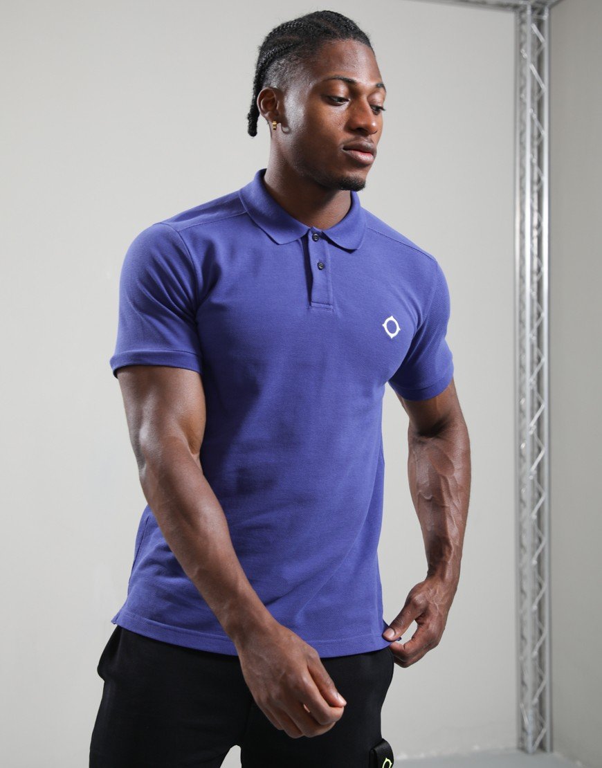 MA.Strum Pique Polo Shirt Skipper Blue