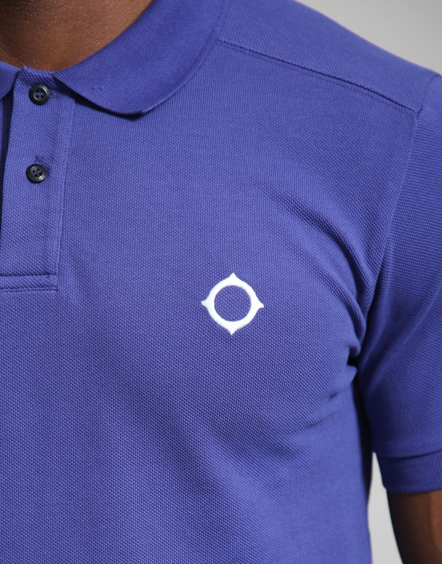 MA.Strum Pique Polo Shirt Skipper Blue