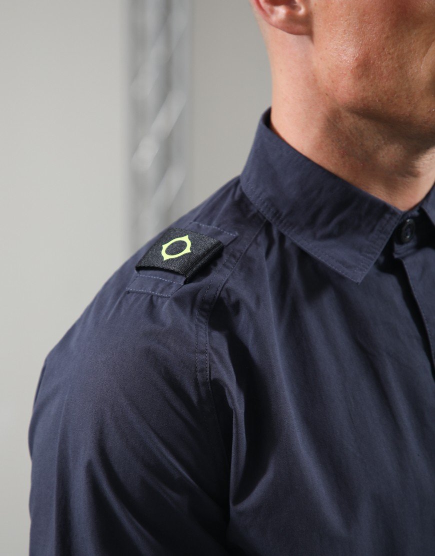 MA.Strum Terpene Utility Overshirt Ink Navy