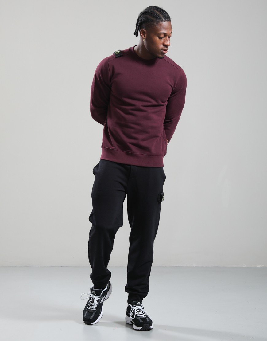 MA.Strum Training Crew Neck Sweat Wine