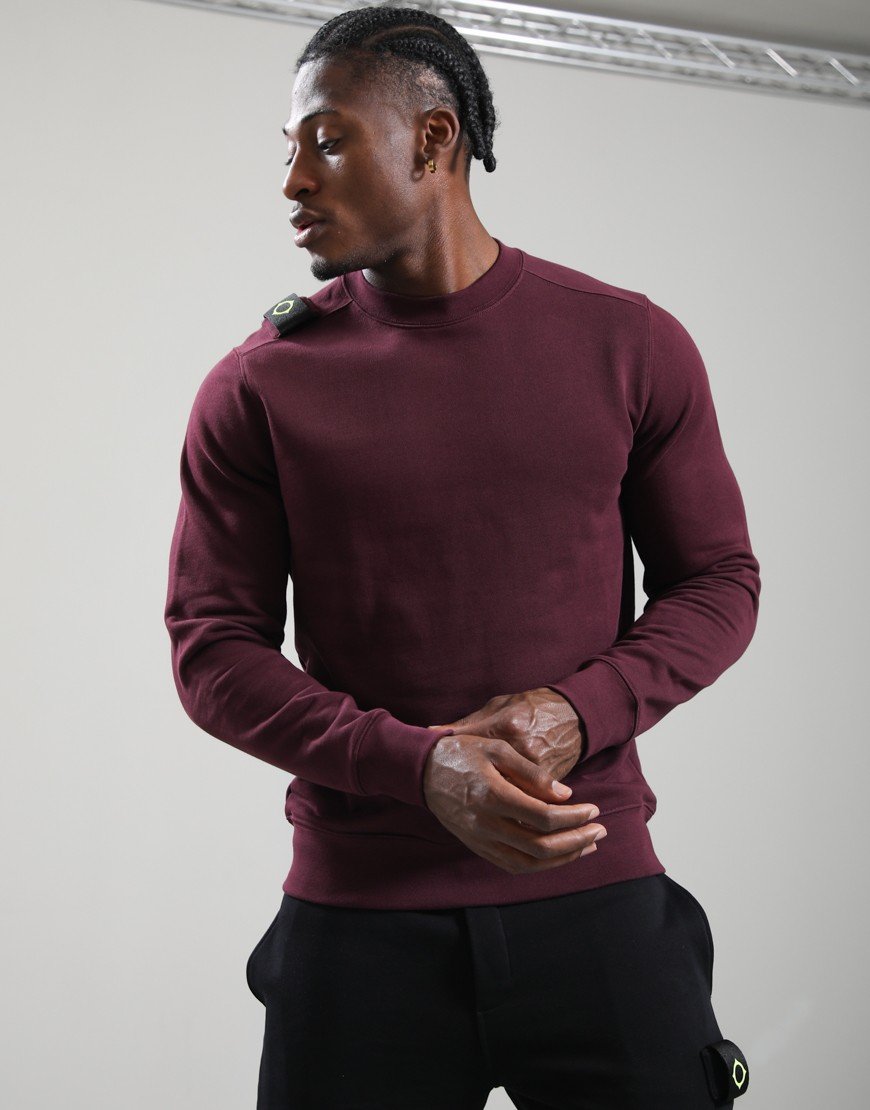 MA.Strum Training Crew Neck Sweat Wine