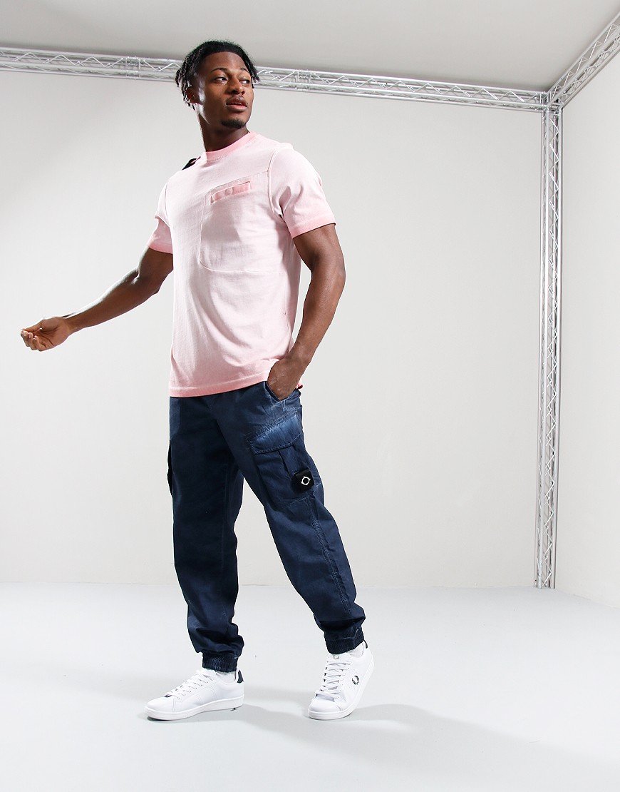 MA.Strum Oil Wash T-shirt Mud Pink
