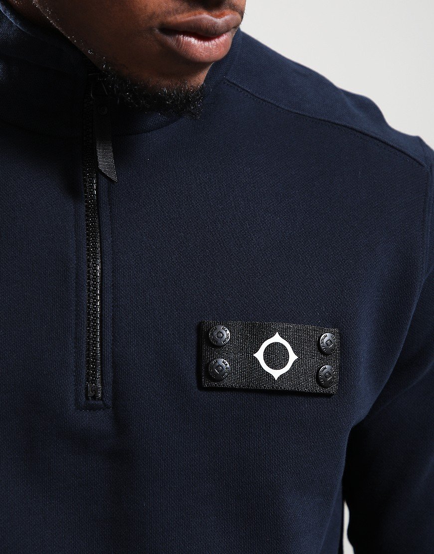 MA.Strum Neo Quarter Zip Sweat Ink Navy