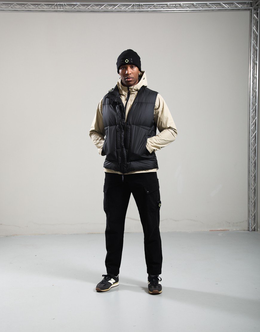 MA.Strum Apache Down Gilet Black