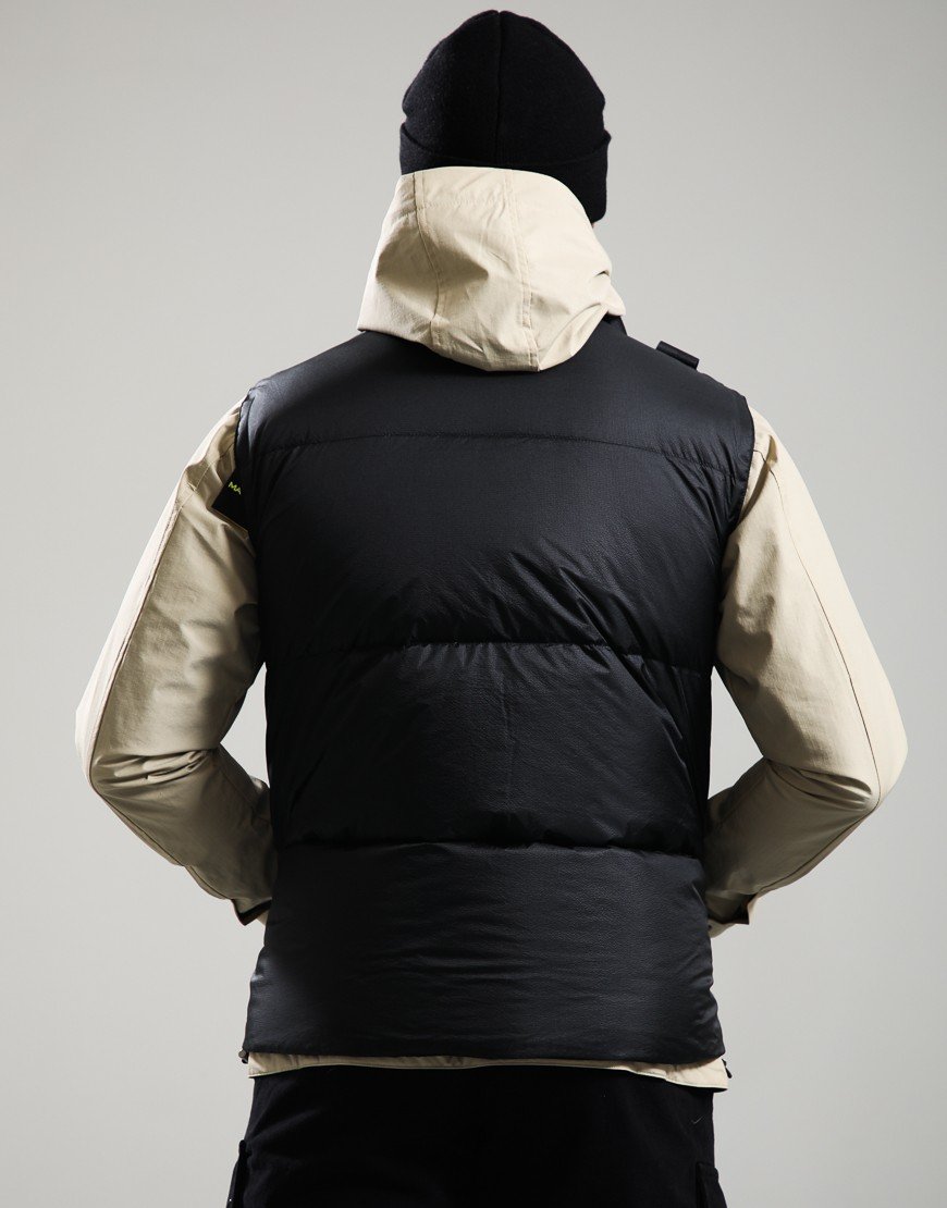 MA.Strum Apache Down Gilet Black