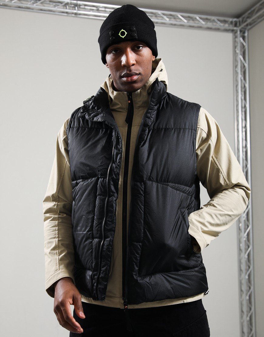 MA.Strum Apache Down Gilet Black