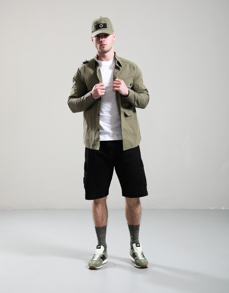 MA.Strum Badge Baseball Cap Bronze Green