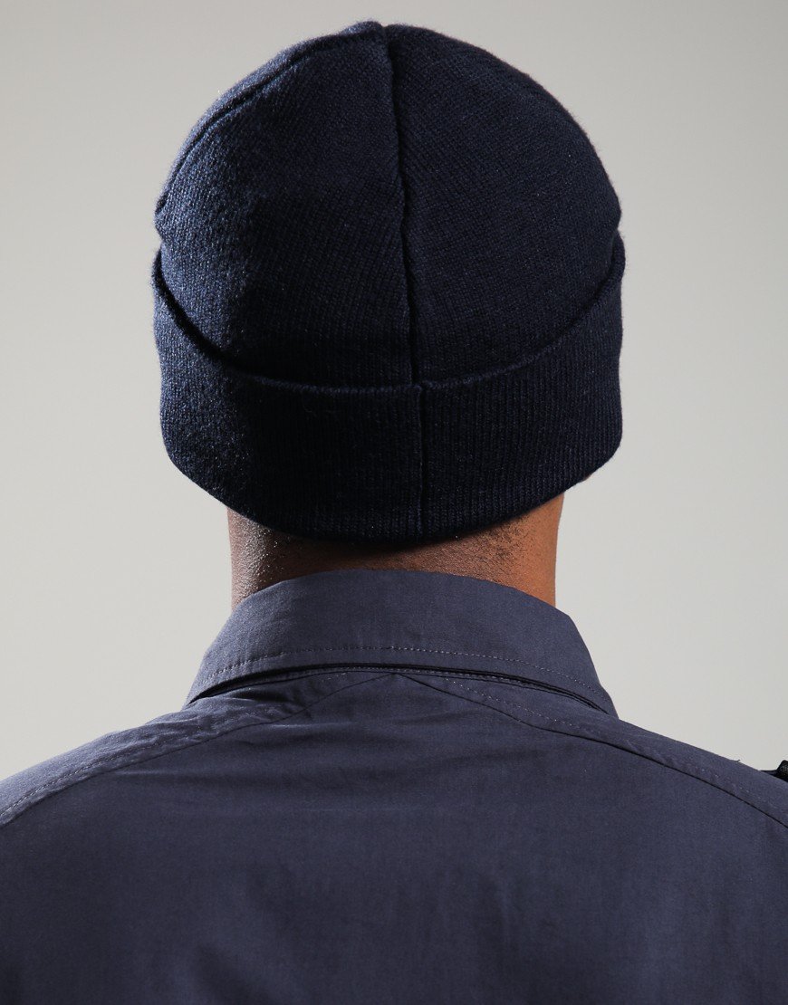 MA.Strum Badge Beanie Dark Navy