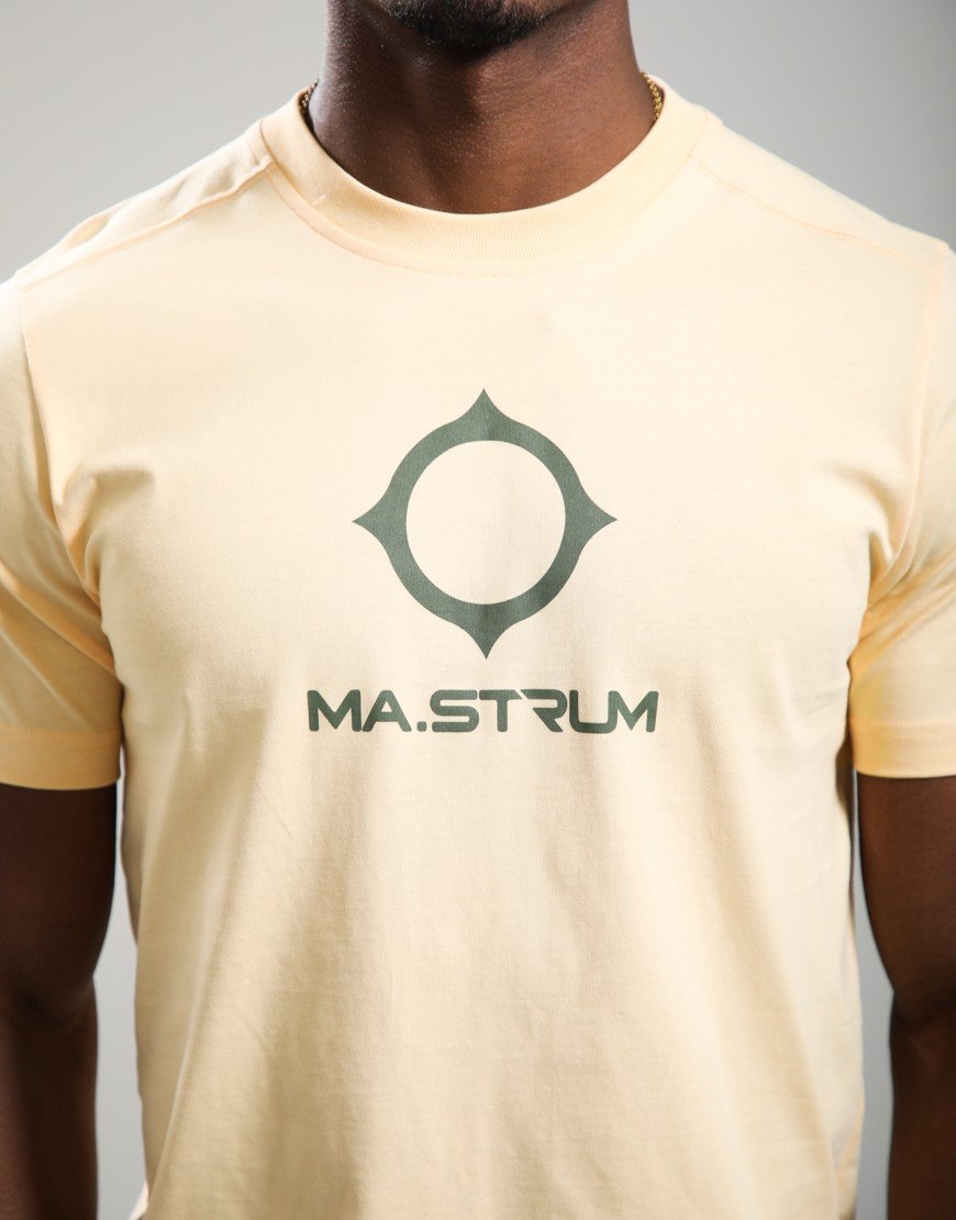 MA.Strum Beam Chest Logo T-Shirt Golden Fleece