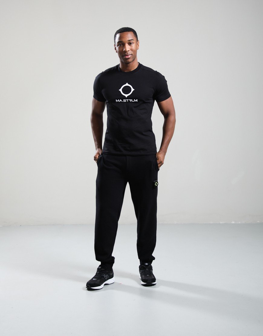 MA.Strum Beam Chest Logo T-Shirt Jet Black