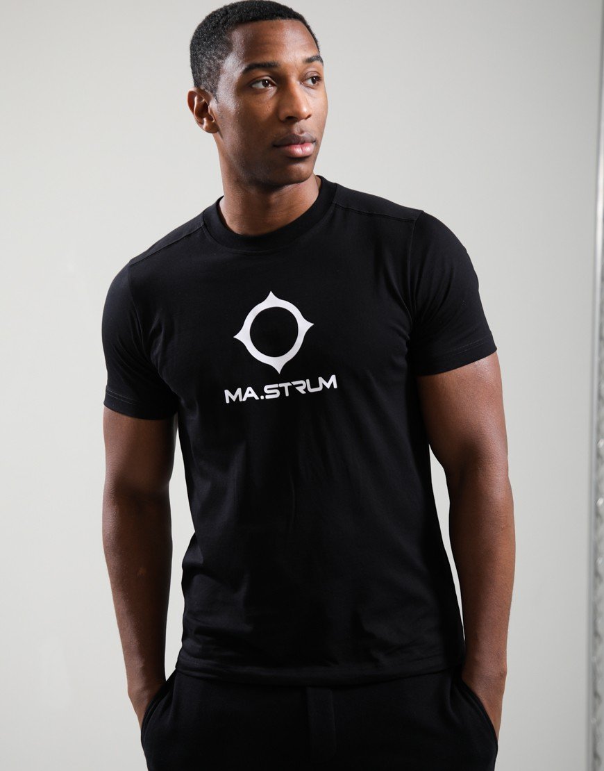 MA.Strum Beam Chest Logo T-Shirt Jet Black