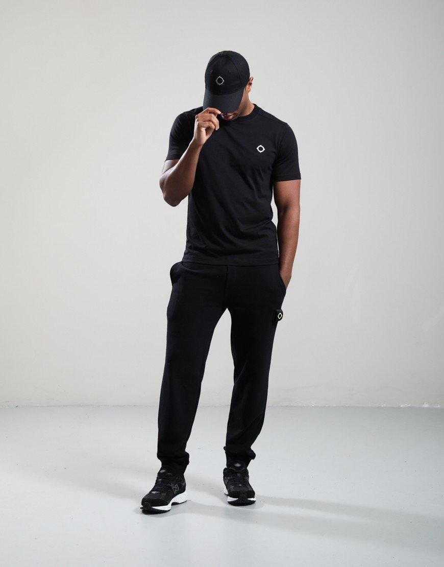 MA.Strum Cotton Logo Cap Black