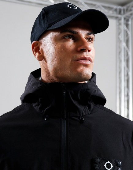 MA.Strum Cotton Logo Cap Black