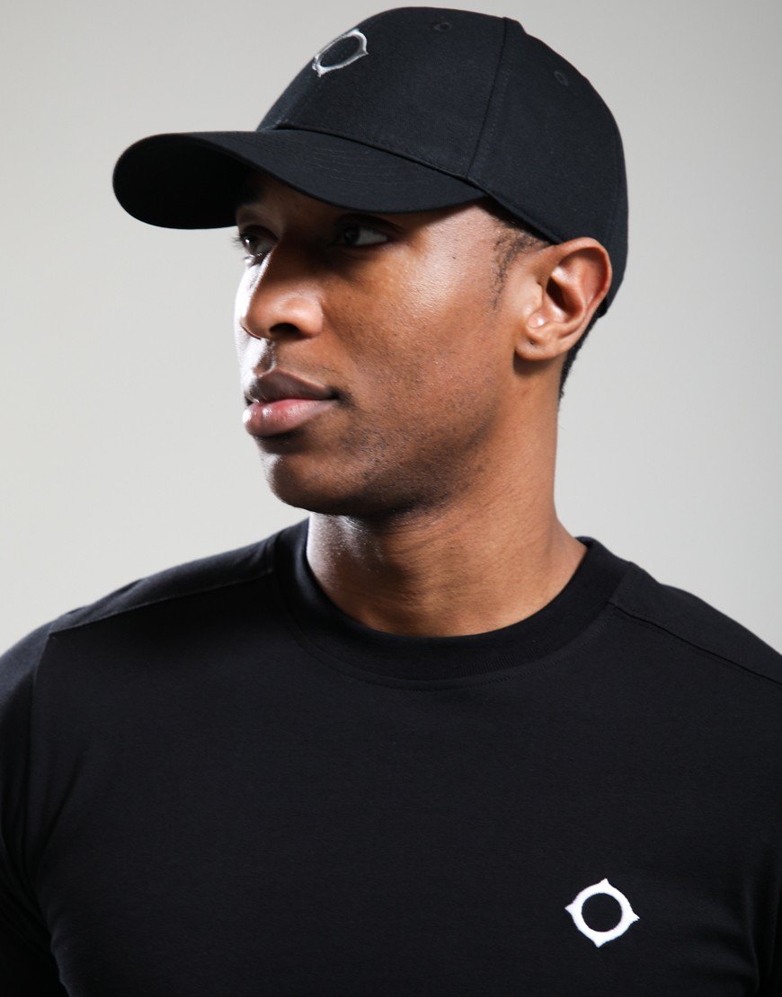MA.Strum Cotton Logo Cap Black
