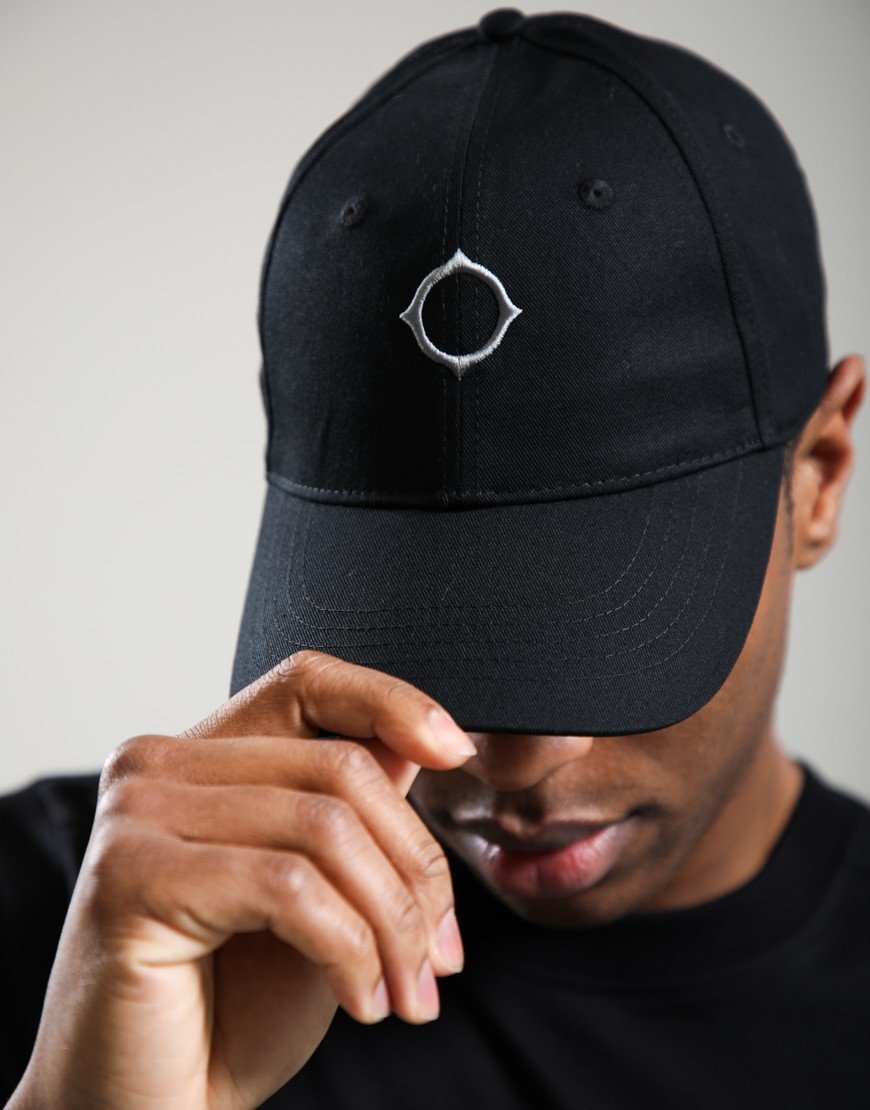 MA.Strum Cotton Logo Cap Black