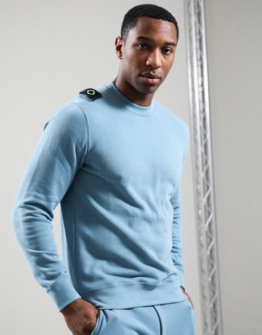 MA.Strum Crew Sweatshirt Aegean Blue