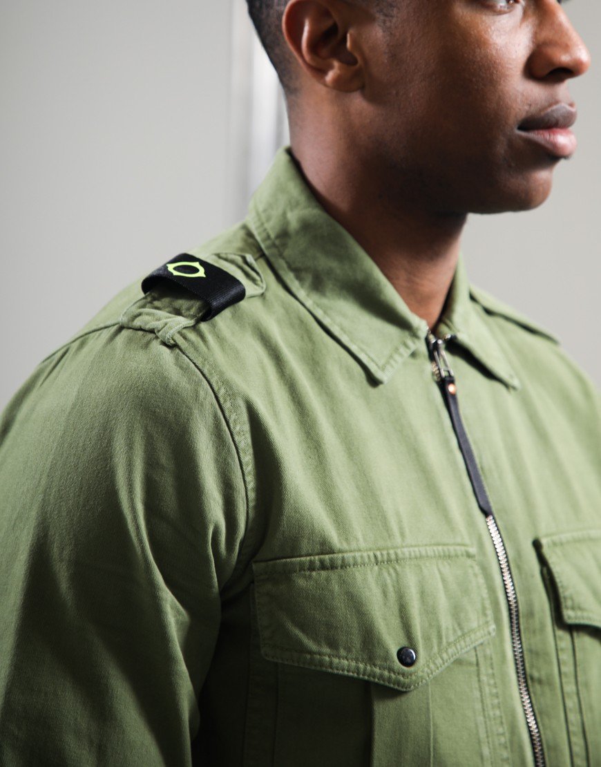 MA.Strum Isotope Overshirt Bronze Green