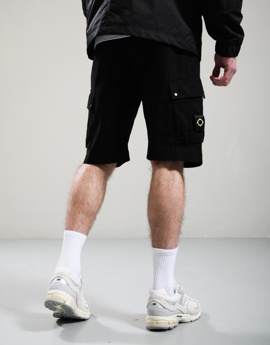 MA.Strum Kalium Cargo Shorts Jet Black