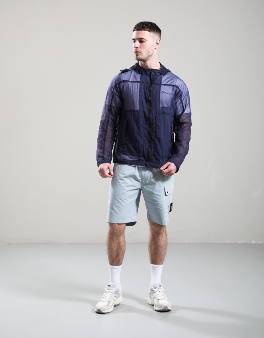 MA.Strum Mesh Runner Jacket Ink Navy