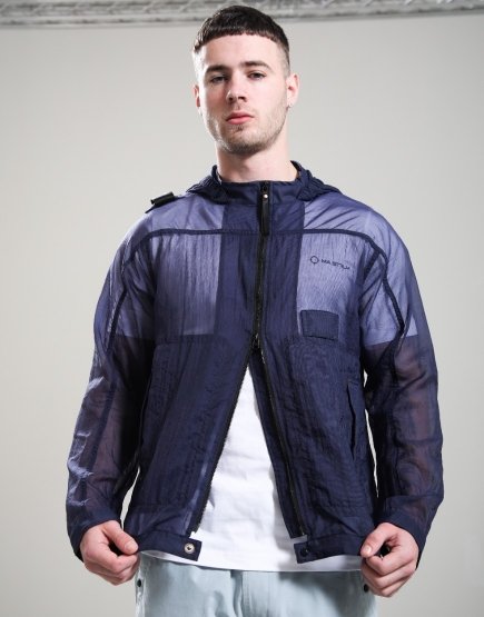 MA.Strum Mesh Runner Jacket Ink Navy