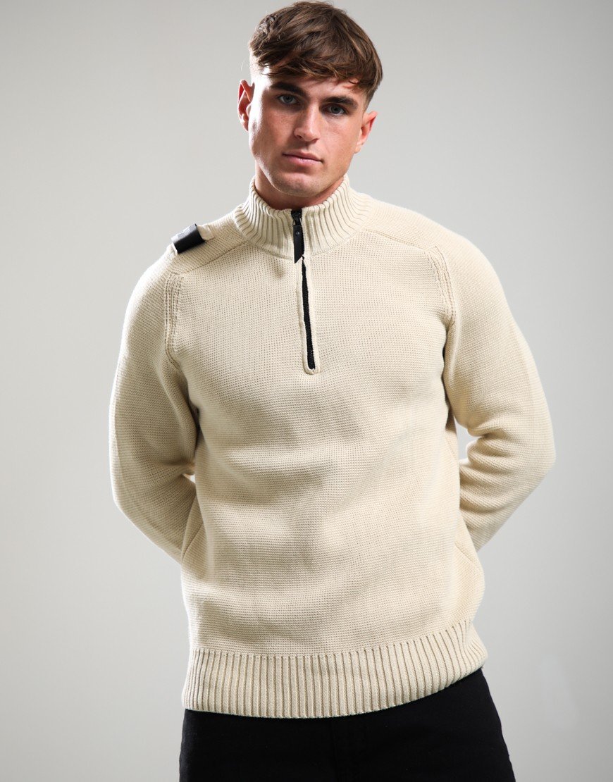 MA.Strum Milano Knit Quarter Zip Ash