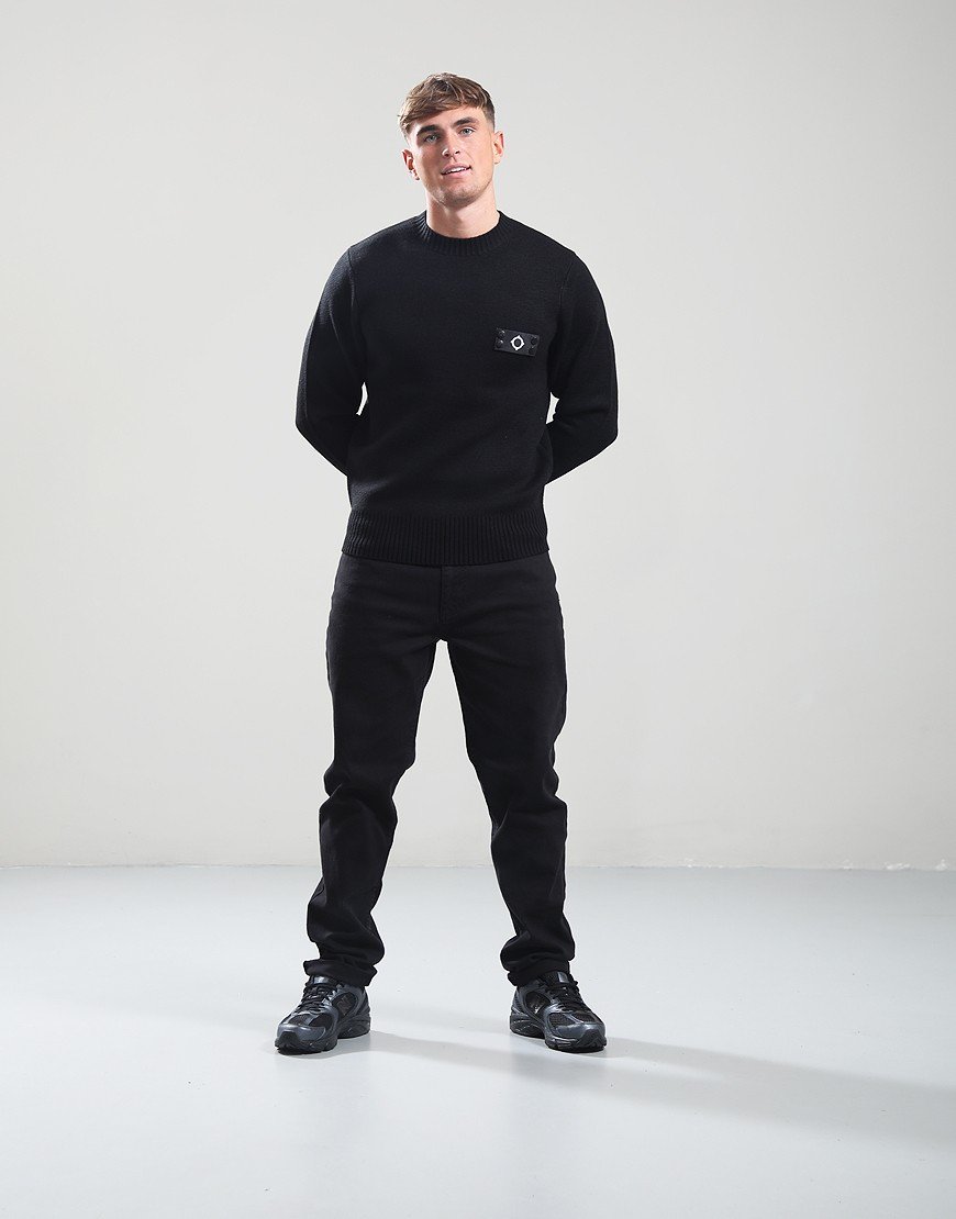 MA.Strum Montage Crew Knit Jet Black