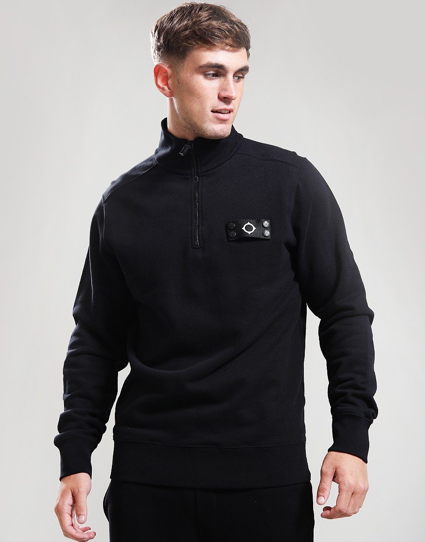 MA.Strum Neo Quarter Zip Sweat Jet Black