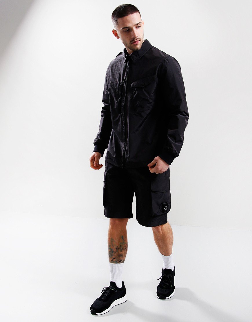 MA.Strum Nylon Grid Shorts Jet Black