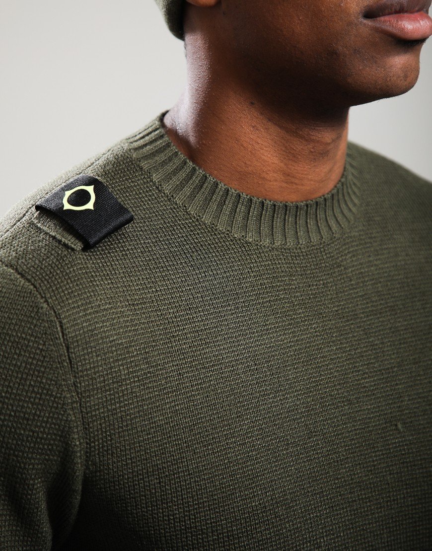 MA.Strum Oka Crew Knit Bronze Green