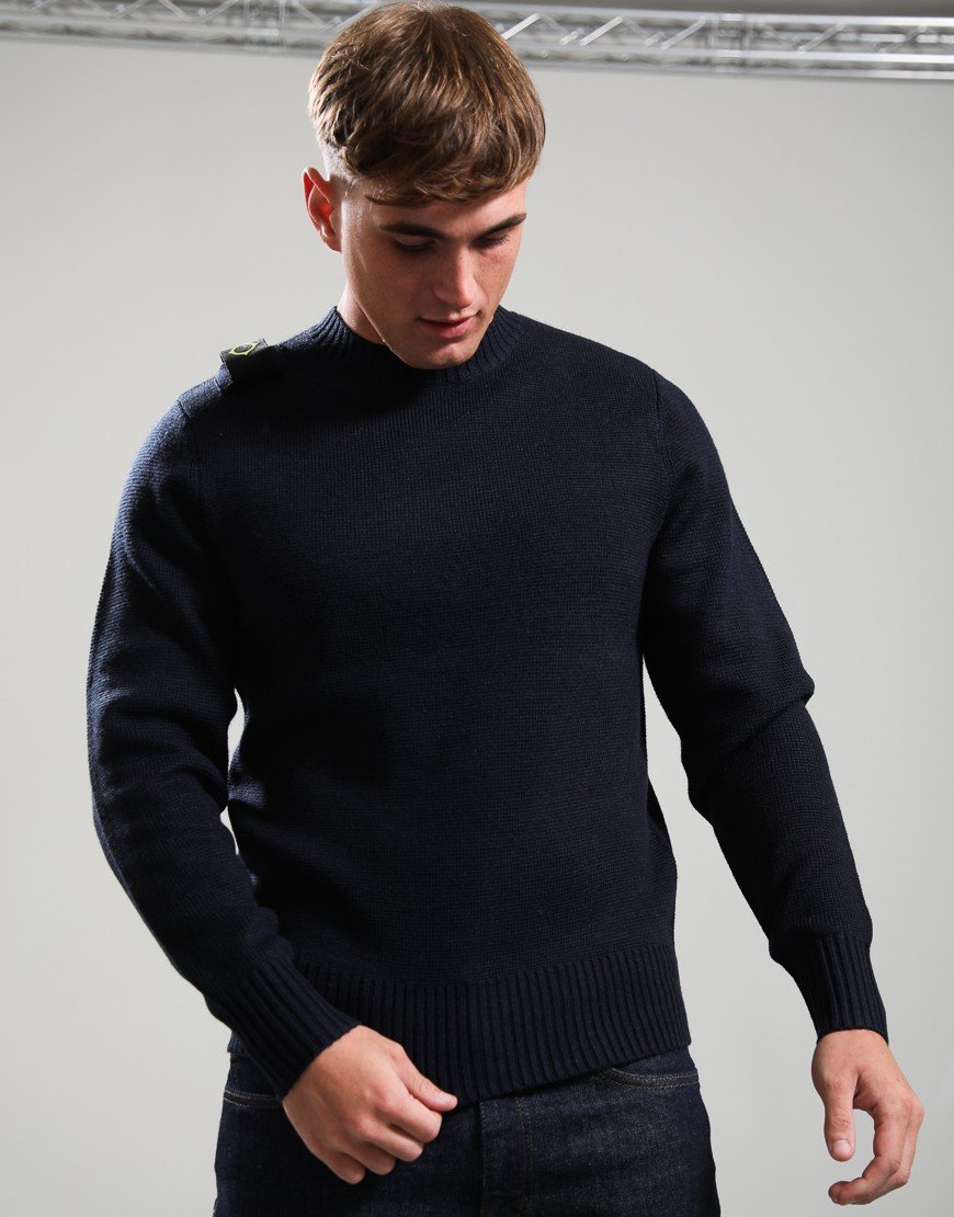 MA.Strum Oka Crew Knit Dark Navy