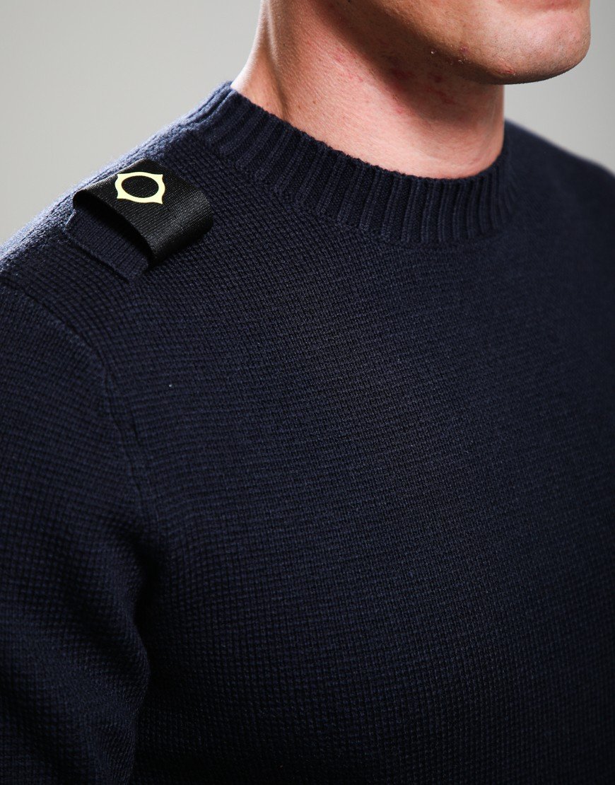 MA.Strum Oka Crew Knit Dark Navy