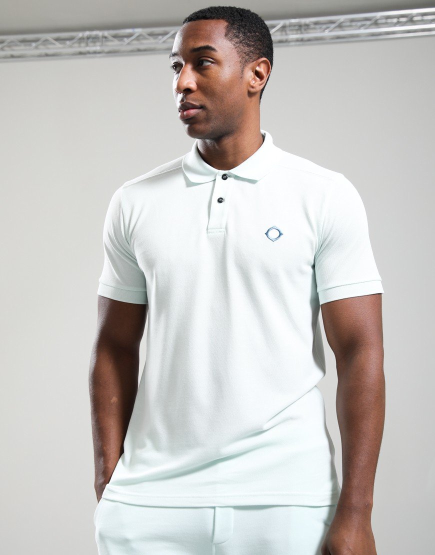 MA.Strum Pique Polo Shirt Frost