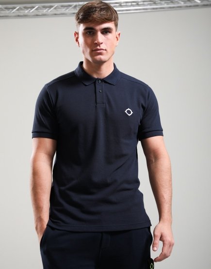MA.Strum Pique Polo Shirt Ink Navy