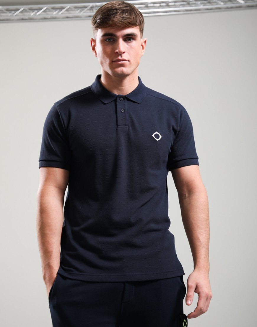 MA.Strum Pique Polo Shirt Ink Navy