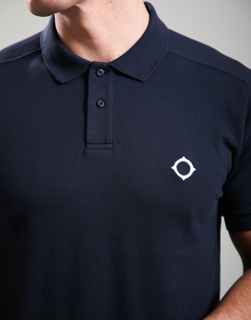MA.Strum Pique Polo Shirt Ink Navy
