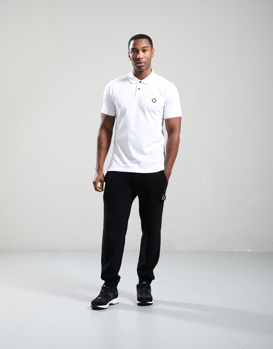MA.Strum Pique Polo Shirt Optic White