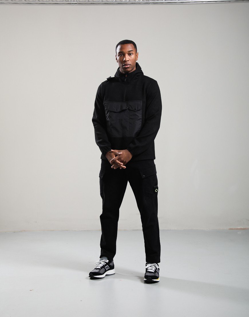 MA.Strum Polaris Hooded Knit Black